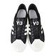 Adidas Y-3 YOHJI STAR白字LOGO牛皮低筒運動鞋(黑x白條紋) product thumbnail 5