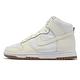 Nike 休閒鞋 Dunk High 運動 女鞋 經典款 高筒 皮革 SAIL GUM 白 卡其 DD1869-109 product thumbnail 2