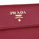 PRADA 金字防刮牛皮短夾(桃紅) product thumbnail 8