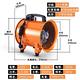 台灣現貨 10寸手提式排風扇清爽涼風通風換氣扇除塵扇增壓風機棋牌室換氣扇衛生間排風扇110V大風力手提風機 通風機 伸缩管 換氣扇 強力抽煙機 product thumbnail 4