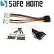 SAFEHOME SATA 轉雙頭大4 PIN ，1分2電源線，把 SATA 電源轉成兩個大4P電源使用！ CC0401 product thumbnail 2