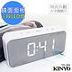 KINYO 多功能鏡面電子鬧鐘(TD-393)USB/電池雙供電 product thumbnail 3