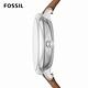 FOSSIL Jacqueline 雙圈經典簡約女錶 咖啡色真皮錶帶 36MM ES5090 product thumbnail 3