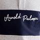 Arnold Palmer -男裝-草寫LOGO拼接長袖POLO衫-深藍色 product thumbnail 2