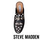 STEVE MADDEN-KANDI-B 刺繡珍珠真皮低跟穆勒鞋-黑色 product thumbnail 6