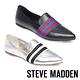 STEVE MADDEN-FOSTER 真皮質感學院風尖頭休閒鞋-銀色 product thumbnail 6