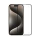 IN7 iPhone 15 Pro (6.1吋) 高透光 3D滿版9H鋼化玻璃保護貼-黑色 product thumbnail 2