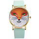 Watch-123 狐狸方程式-可愛動物個性創意學生手錶-薄荷綠/36mm product thumbnail 2