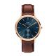 Daniel Wellington DW CLASSIC MULTI EYE 40mm  小三針極光藍棕色皮革錶-玫瑰金框 product thumbnail 2