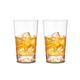江戶硝子 日本進口富士山手工製作玻璃水杯/威士忌酒杯400ML對杯組 product thumbnail 2