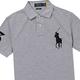 Polo Ralph Lauren RL 熱銷刺繡大馬短袖POLO衫(CUSTOM SLIM FIT)-灰色 product thumbnail 2