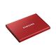 SAMSUNG 三星T7 500G USB 3.2 Gen 2移動固態硬碟 金屬紅 (MU-PC500R/WW) product thumbnail 3