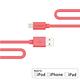 鴻海Coverbank Lightning USB 彩色扁傳輸線-MFI認證 product thumbnail 2