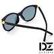 DZ 個性方塊金釘 防曬太陽眼鏡造型墨鏡(黑框幻粉膜) product thumbnail 6