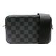 Louis Vuitton ALPHA Damier 帆布拉鍊隨身斜背包(N60418-黑灰) product thumbnail 3