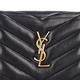 YSL Saint Laurent Cassandre 小羊皮 翻蓋 短夾 卡夾 零錢包 皮夾 短夾 黑色 金色 product thumbnail 3