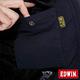 EDWIN 雙口袋蜜桃絨羽絨外套-男-黑藍 product thumbnail 9