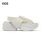 Nike 涼鞋 Wmns Adjust Force Sandal 女鞋 奶茶 Y2K 可拆綁帶 厚底 DV2136-101 product thumbnail 3