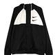 NIKE SWOOSH JKT HD WVN 男風衣外套 黑白-CJ4889011 product thumbnail 2