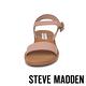 STEVE MADDEN-LEAGUE 搶眼一字帶繫帶低跟涼鞋-藕色 product thumbnail 4