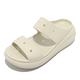 Crocs 涼拖鞋 Classic Crush Sandal 男鞋 女鞋 骨白色 泡芙涼鞋 雙帶拖鞋 2076702Y2 product thumbnail 7