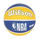 Wilson NBA Team [WTB1300XBGOL] 籃球 7號 隊徽球 耐磨 橡膠 室外 勇士隊 product thumbnail 2