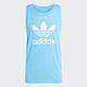 adidas 愛迪達 背心 男款 運動背心 三葉草 國際碼 TREFOIL TANK 藍 IM9431 product thumbnail 5