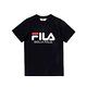 FILA KIDS 童短袖圓領上衣-黑 1TEV-4501-BK product thumbnail 3