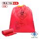 台塑 拉繩 感染袋 清潔袋 垃圾袋 (特大) (紅色) (70L) (77*92cm) 24捲 product thumbnail 3