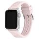 COACH Apple Watch 錶帶 38/40/41mm適用 送禮首選- 粉色珠光矽膠錶帶(不含手錶) product thumbnail 3