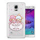 三麗鷗 雙子星仙子 Samsung Galaxy Note4 水鑽系列手機殼(花語蕾絲) product thumbnail 2