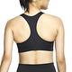 NIKE AS SWOOSH BRA PAD女運動內衣-黑-BV3637010 product thumbnail 2