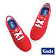 Keds 品牌經典綁帶休閒鞋（For Kids）-紅 product thumbnail 3