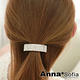 AnnaSofia 銀璃晶鑽 純手工髮飾半圓夾髮夾 product thumbnail 9