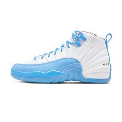 Nike Jordan 12 Retro (GS) 女鞋童鞋白藍色AJ12 運動休閒籃球鞋 