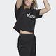 Adidas Marimekko GF T HR2994 女 短袖 上衣 短版 T恤 亞洲版 休閒 寬鬆 棉質 黑 product thumbnail 2
