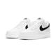 【NIKE】Air Force 1 '07 男鞋  荔枝皮 經典 運動 休閒鞋 白黑色-CT2302-100 product thumbnail 2