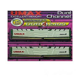 UMAX  DDR4 2400  16GB(8GBx2)含散熱片-雙通道 桌上型記憶體