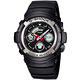 G-SHOCK 衝鋒戰士運動概念錶(AW-590-1A)-黑x銀框/46mm product thumbnail 2