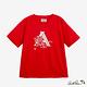 Arnold Palmer -女裝-彈性棉鑽石熊AP印花T-Shirt-紅色 product thumbnail 2