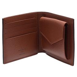 Louis Vuitton Monogram Eclipse Bifold Wallet Marco M62545 Men'