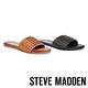 STEVE MADDEN FARRYN  帥氣皮革鉚釘一字拖鞋-棕色 product thumbnail 7