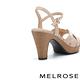 涼鞋 MELROSE 美樂斯 簡約日常交叉帶牛皮美型高跟涼鞋－米 product thumbnail 4