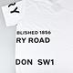 BURBERRY HORSEFERRY字母LOGO印花設計棉質寬鬆短袖T恤(男裝/白x黑字) product thumbnail 4