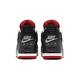 Nike Air Jordan 4 Retro Bred Reimagined 黑公牛 GS 黑紅 大尺碼 休閒鞋 大童鞋 FQ8213-006 product thumbnail 5