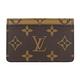 Louis Vuitton 經典牛皮拼接卡片夾(棕X咖) product thumbnail 3