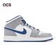 Nike Air Jordan 1 Mid GS 大童鞋 女鞋 Cement True Blue 灰 藍 喬丹 DQ8423-014 product thumbnail 5