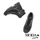 短靴 MODA Luxury 極簡個性登山風綁帶厚底短靴－黑 product thumbnail 5