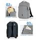 新秀麗 American Tourister 防盜電腦包 後背包 防潑水 TF8(碳黑色) product thumbnail 5