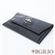 義大利BGilio-牛皮鱷魚紋內袋可拆式長夾-黑 1477.328-05 product thumbnail 2
